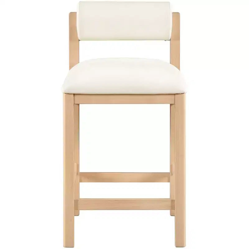 Sgabello da bancone Meridian Furniture, rivestito in ecopelle Roundhill