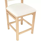 Sgabello da bancone Meridian Furniture, rivestito in ecopelle Roundhill