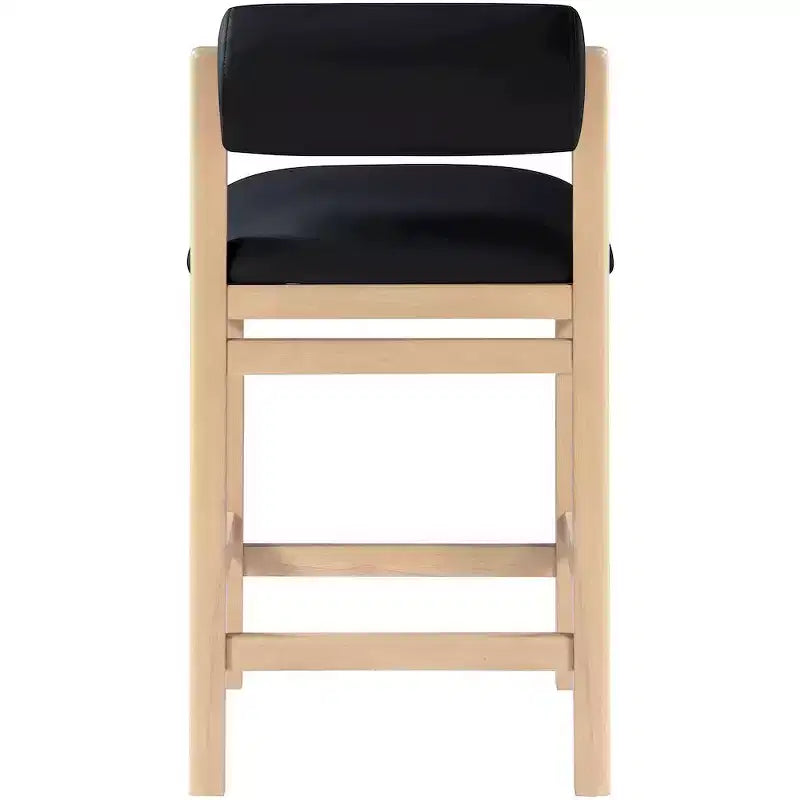 Sgabello da bancone Meridian Furniture, rivestito in ecopelle Roundhill