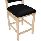 Sgabello da bancone Meridian Furniture, rivestito in ecopelle Roundhill