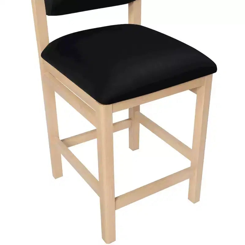 Sgabello da bancone Meridian Furniture, rivestito in ecopelle Roundhill