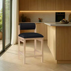 Sgabello da bancone Meridian Furniture, rivestito in ecopelle Roundhill