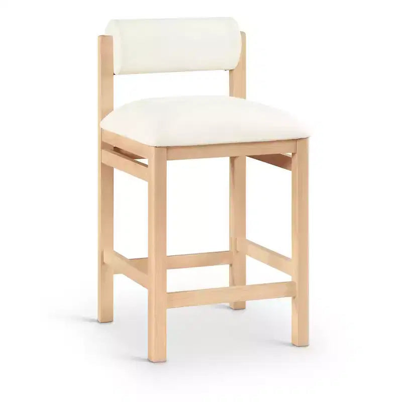 Sgabello da bancone Meridian Furniture, rivestito in ecopelle Roundhill