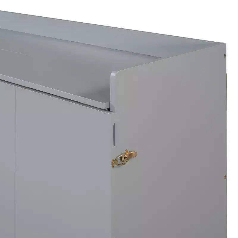 Letto a scomparsa Queen Murphy Bed con gambe dorate, letto a scomparsa Queen Size con armadio per camera degli ospiti o ufficio