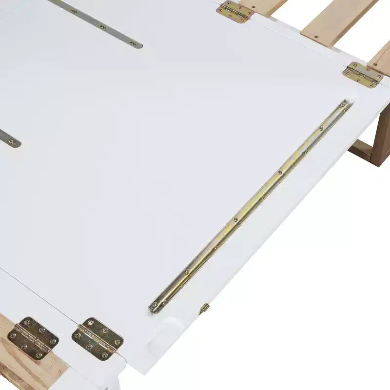 Letto a scomparsa Queen Murphy Bed con gambe dorate, letto a scomparsa Queen Size con armadio per camera degli ospiti o ufficio