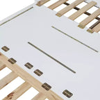 Letto a scomparsa Queen Murphy Bed con gambe dorate, letto a scomparsa Queen Size con armadio per camera degli ospiti o ufficio