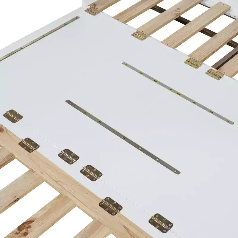 Letto a scomparsa Queen Murphy Bed con gambe dorate, letto a scomparsa Queen Size con armadio per camera degli ospiti o ufficio