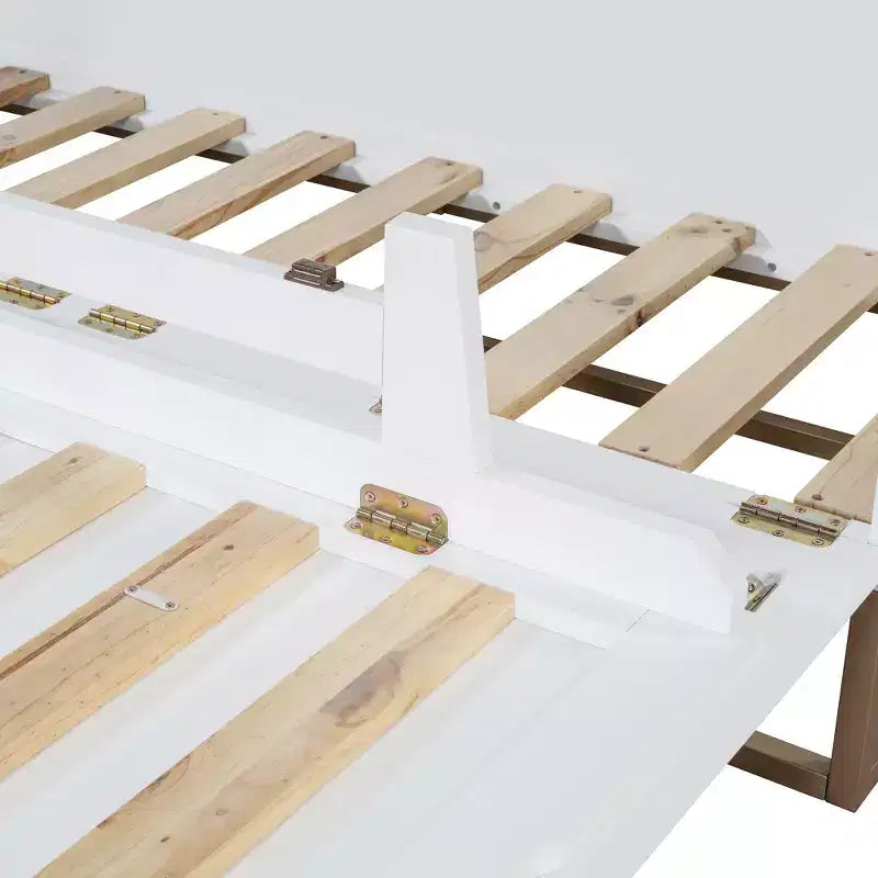 Letto a scomparsa Queen Murphy Bed con gambe dorate, letto a scomparsa Queen Size con armadio per camera degli ospiti o ufficio