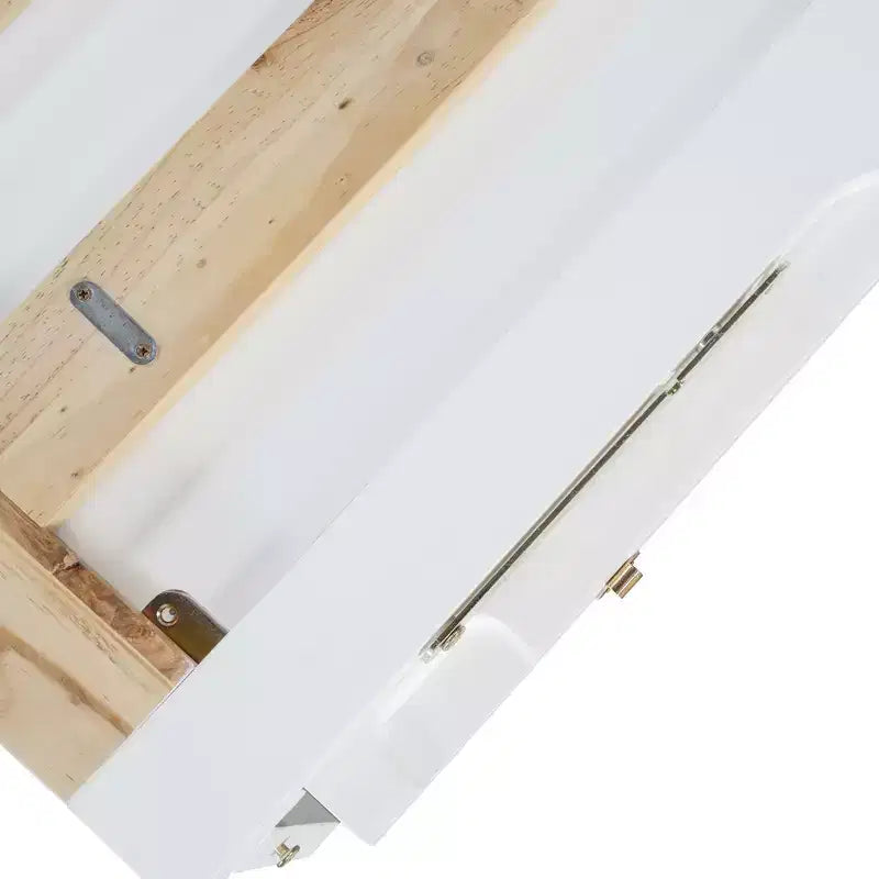 Letto a scomparsa Queen Murphy Bed con gambe dorate, letto a scomparsa Queen Size con armadio per camera degli ospiti o ufficio
