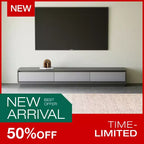 Mobile TV allungabile Luck Live Contemporary 78.7, con una larghezza massima di 141.7, con 3 cassetti contenitore