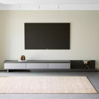 Mobile TV allungabile Luck Live Contemporary 78.7, con una larghezza massima di 141.7, con 3 cassetti contenitore