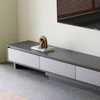 Mobile TV allungabile Luck Live Contemporary 78.7, con una larghezza massima di 141.7, con 3 cassetti contenitore