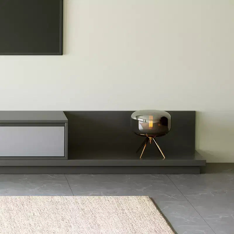 Mobile TV allungabile Luck Live Contemporary 78.7, con una larghezza massima di 141.7, con 3 cassetti contenitore