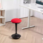 Sedia ergonomica attiva regolabile senza schienale, con movimento oscillatorio, imbottita