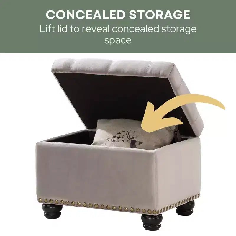 HomeStock Comfort Pouf contenitore 5th Avenue
