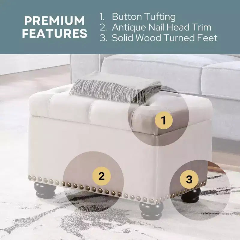 HomeStock Comfort Pouf contenitore 5th Avenue