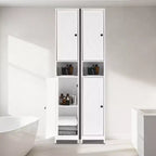 Set di mobili da bagno moderno Soluzione salvaspazio e resistente Set completo per un'organizzazione del bagno elegante e funzionale