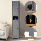 Set di mobili da bagno moderno Soluzione salvaspazio e resistente Set completo per un'organizzazione del bagno elegante e funzionale