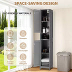 Set di mobili da bagno moderno Soluzione salvaspazio e resistente Set completo per un'organizzazione del bagno elegante e funzionale