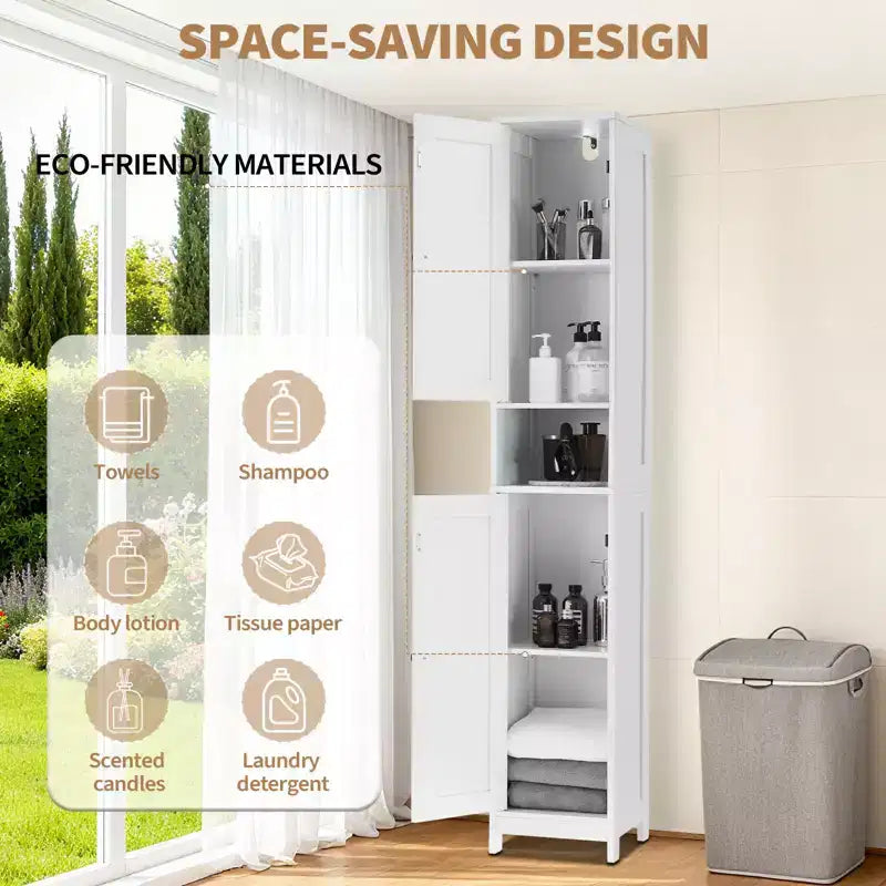 Set di mobili da bagno moderno Soluzione salvaspazio e resistente Set completo per un'organizzazione del bagno elegante e funzionale