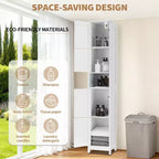 Set di mobili da bagno moderno Soluzione salvaspazio e resistente Set completo per un'organizzazione del bagno elegante e funzionale