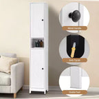 Set di mobili da bagno moderno Soluzione salvaspazio e resistente Set completo per un'organizzazione del bagno elegante e funzionale