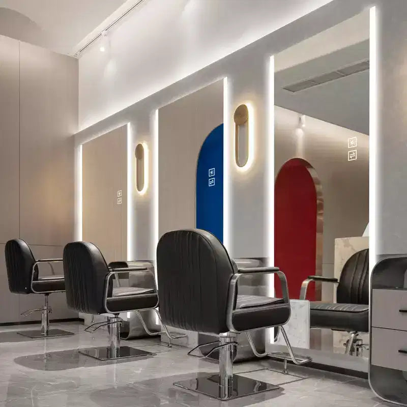 GDFStudio Arden - Specchio rettangolare moderno a figura intera 65H con 3 modalità di illuminazione