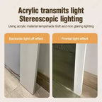 GDFStudio Arden - Specchio rettangolare moderno a figura intera 65H con 3 modalità di illuminazione