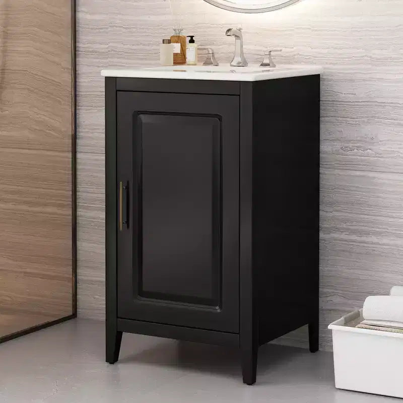Okak 20 pollici organizer bagno mobiletto bagno con lavabo mobiletto con anta ripiano