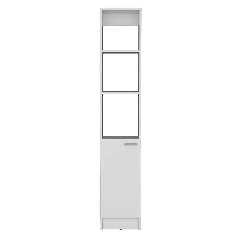 Mobiletto per bagno Okak con 6 ripiani, armadietto salvaspazio sottile con ripiano regolabile per bagno, soggiorno, cucina