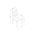 Set da Pranzo Rotondo per Cucina - Tavolo da 107 cm e 4 Sedie - Set Tavolo da Pranzo