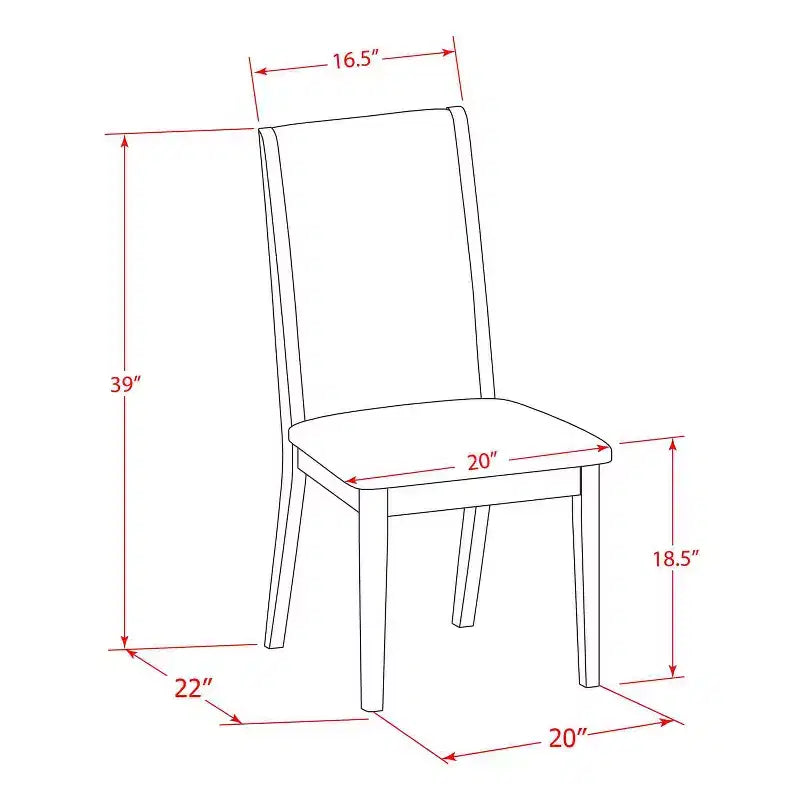 Set da pranzo HomeStock in 3 pezzi con piano rettangolare in legno massello finitura mogano e alette abbattibili