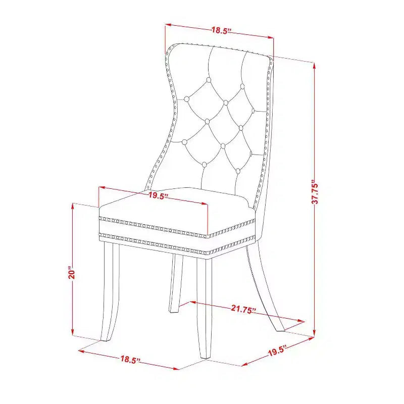 Set da pranzo rotondo imbottito a 5 pezzi in legno massello con piano bianco lino - (4 posti)