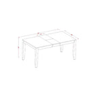 Elegante set da pranzo - Tavolo e sedie