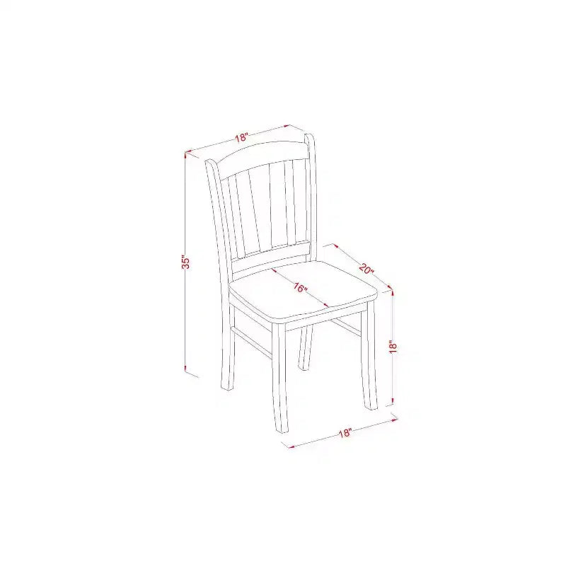 Set tavolo da pranzo HomeStock 3 pezzi in legno massello con finitura rovere marrone naturale