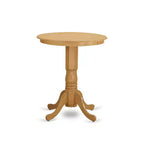 Set da Tavolo da Cucina - Tavolo Altezza Contatore & 4 Sedie - Elegante Set da Pranzo per Piccoli Spazi