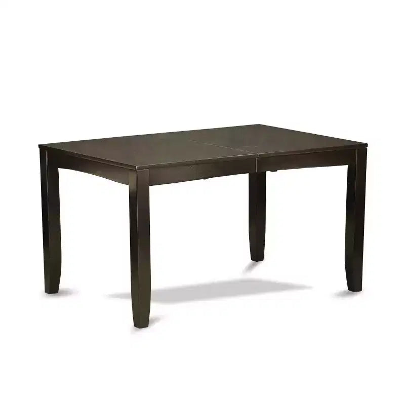 HomeStock Set da Pranzo 5 Pezzi in Legno Massello con piano color Cappuccino - Posti a sedere per 4 persone