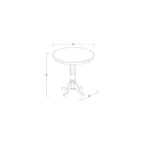 Set da pranzo altezza bancone - Set tavolo e 4 sedie - Mobili moderni per cucina e sala da pranzo