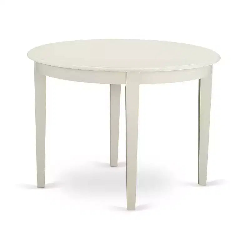 Set da pranzo rotondo retrò 5 pezzi - Tavolo da 42 pollici e 4 sedie - Mobili da cucina in stile rinascimentale