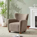 Poltrona moderna imbottita Christopher Knight Home Ember Wingback
