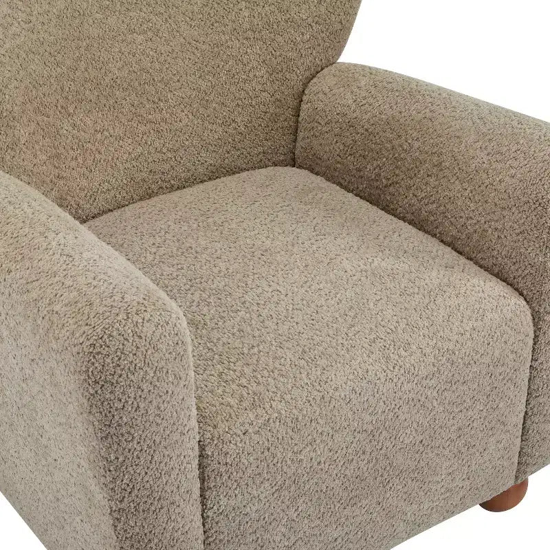 Poltrona moderna imbottita Christopher Knight Home Ember Wingback
