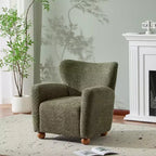 Poltrona moderna imbottita Christopher Knight Home Ember Wingback