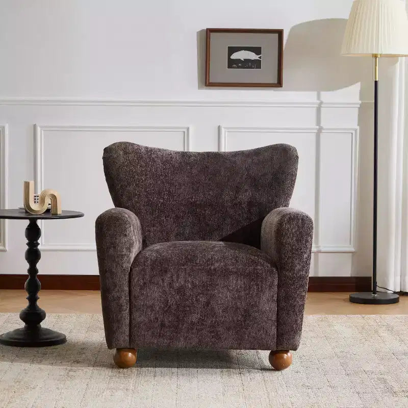 Poltrona moderna imbottita Christopher Knight Home Ember Wingback