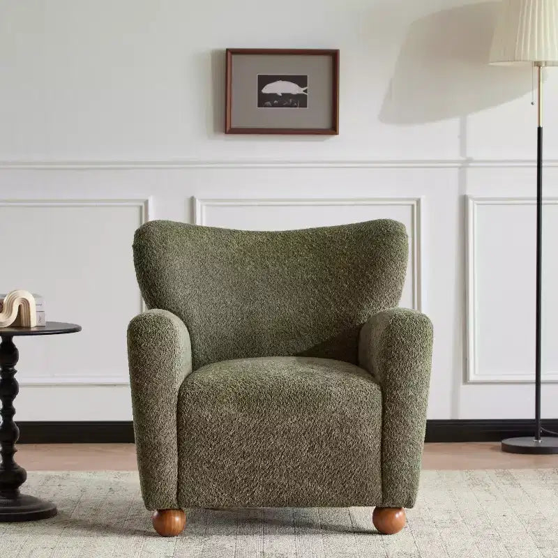 Poltrona moderna imbottita Christopher Knight Home Ember Wingback