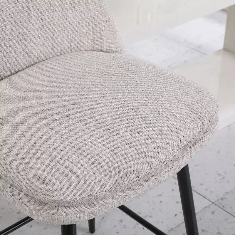 Homy Casa Set di 2 Sgabelli da Bar Girevoli con Altezza Bancone e Seduta Imbottita, Altezza Seduta 65 cm