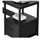 Scrivania a L da 65 pollici con piano sollevabile, scrivania angolare per computer, scrivania da ufficio con cassetto portadocumenti per l'ufficio di casa
