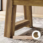 Tavolo da pranzo Lantine 70.5'' per 6-8 persone, tavolo da cucina in legno stile rustico, tavolo da pranzo rettangolare per casa, sala da pranzo