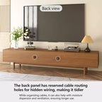 Mobile porta TV Gaoyangjiaju da 200 cm per TV fino a 80 pollici con cassetti e ante a persiana, consolle multimediale da soggiorno