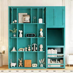 Letto a scomparsa Luxystar Twin Size con scrivania, armadietto e libreria