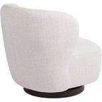 Studio 55D Pomona Sedia Girevole Occasionale Nathan Wheat Larghezza 30 Off-White